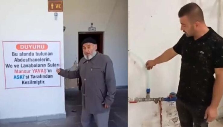 Türbe suyunun Yavaş tarafından kesildiğini iddia etmişti… Gerçek ortaya çıktı